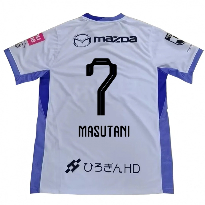 Danxen Kinderen Ayuki Masutani #7 Wit Oranje Uitshirt Uittenue 2025/26 T-Shirt België
