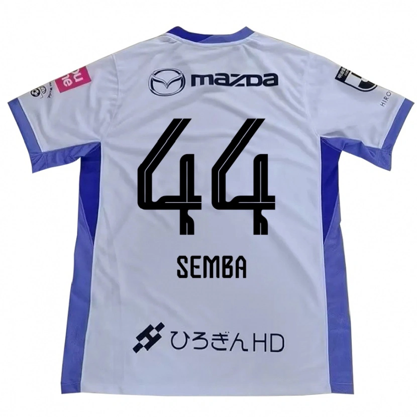 Danxen Kinderen Taishi Semba #44 Wit Oranje Uitshirt Uittenue 2025/26 T-Shirt België