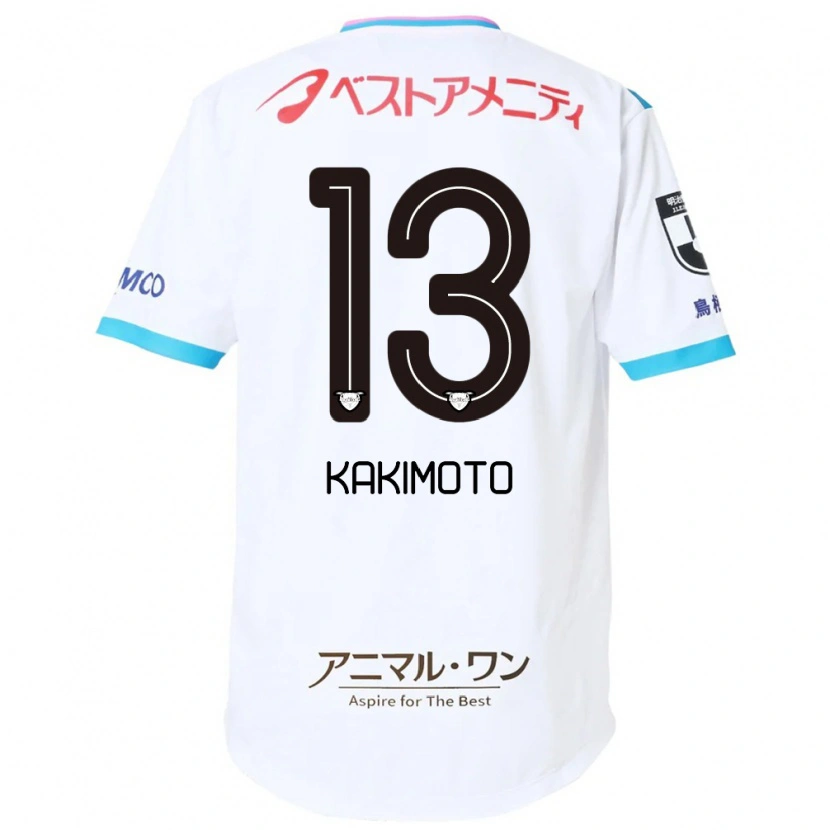 Danxen Kinderen Yuto Kakimoto #13 Wit Roze Uitshirt Uittenue 2025/26 T-Shirt België