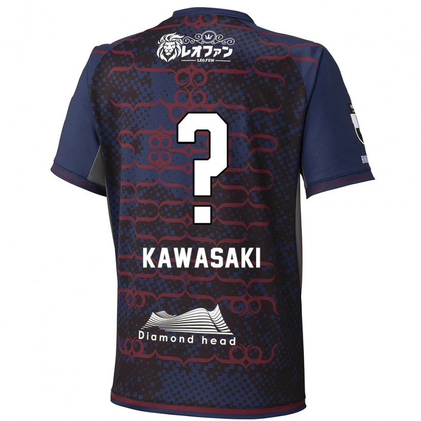 Danxen Kinderen Kanta Kawasaki #0 Blauw Rood Uitshirt Uittenue 2025/26 T-Shirt België