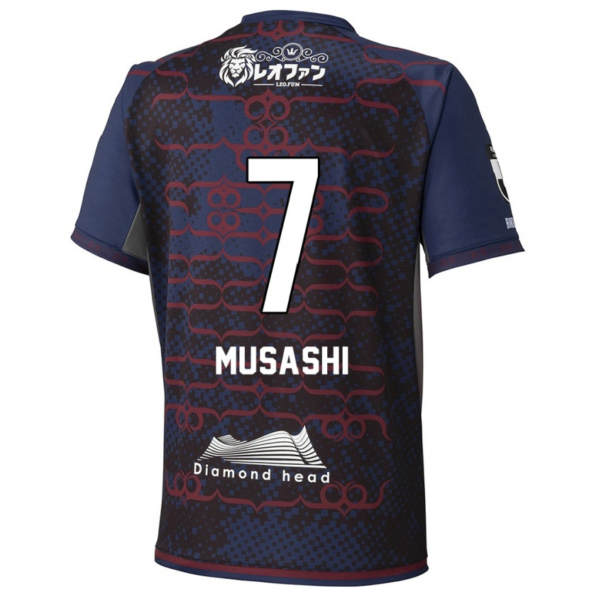 Danxen Kinderen Musashi Suzuki #7 Blauw Rood Uitshirt Uittenue 2025/26 T-Shirt België