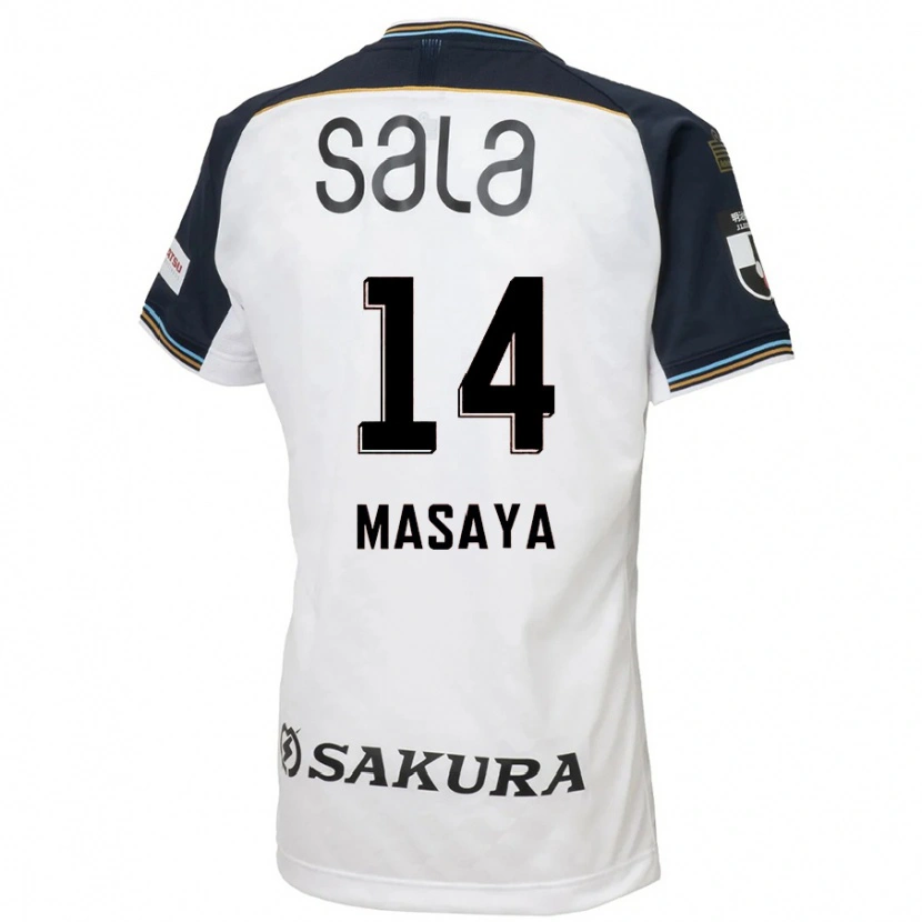 Danxen Kinderen Masaya Matsumoto #14 Wit Zwart Uitshirt Uittenue 2025/26 T-Shirt België