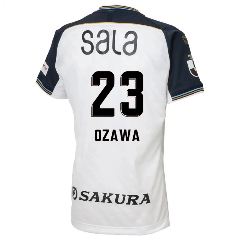Danxen Kinderen Yugo Ozawa #23 Wit Zwart Uitshirt Uittenue 2025/26 T-Shirt België