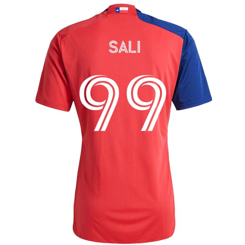Danxen Heren Enes Sali #99 Rood Marineblauw Thuisshirt Thuistenue 2025/26 T-Shirt België