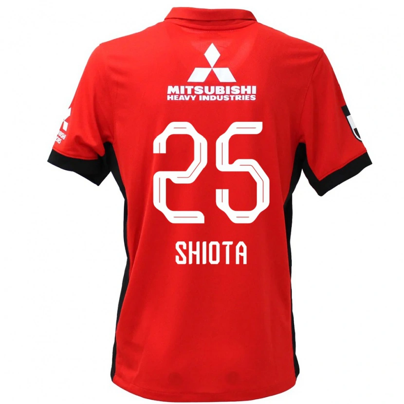 Danxen Heren Hitoshi Shiota #25 Rood Wit Thuisshirt Thuistenue 2025/26 T-Shirt België