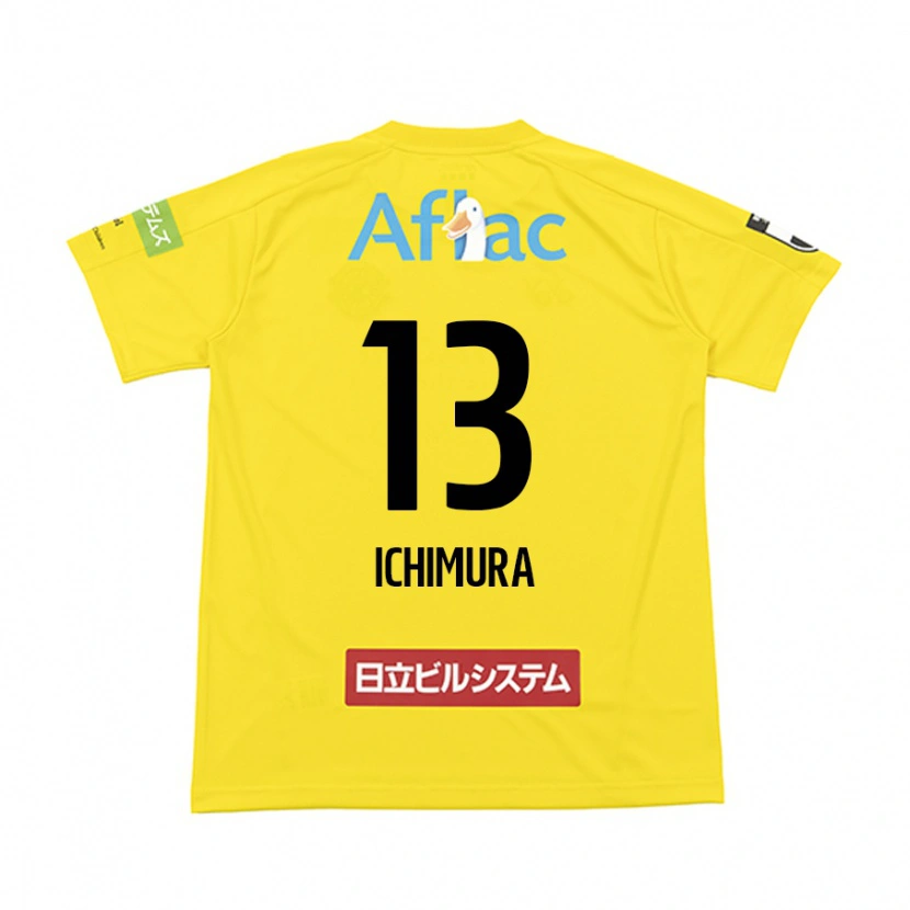 Danxen Heren Ken Ichimura #13 Zwart Geel Thuisshirt Thuistenue 2025/26 T-Shirt België