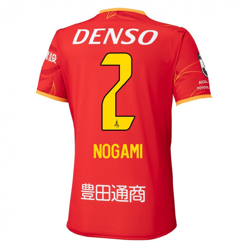 Danxen Heren Yuki Nogami #2 Rood Geel Thuisshirt Thuistenue 2025/26 T-Shirt België