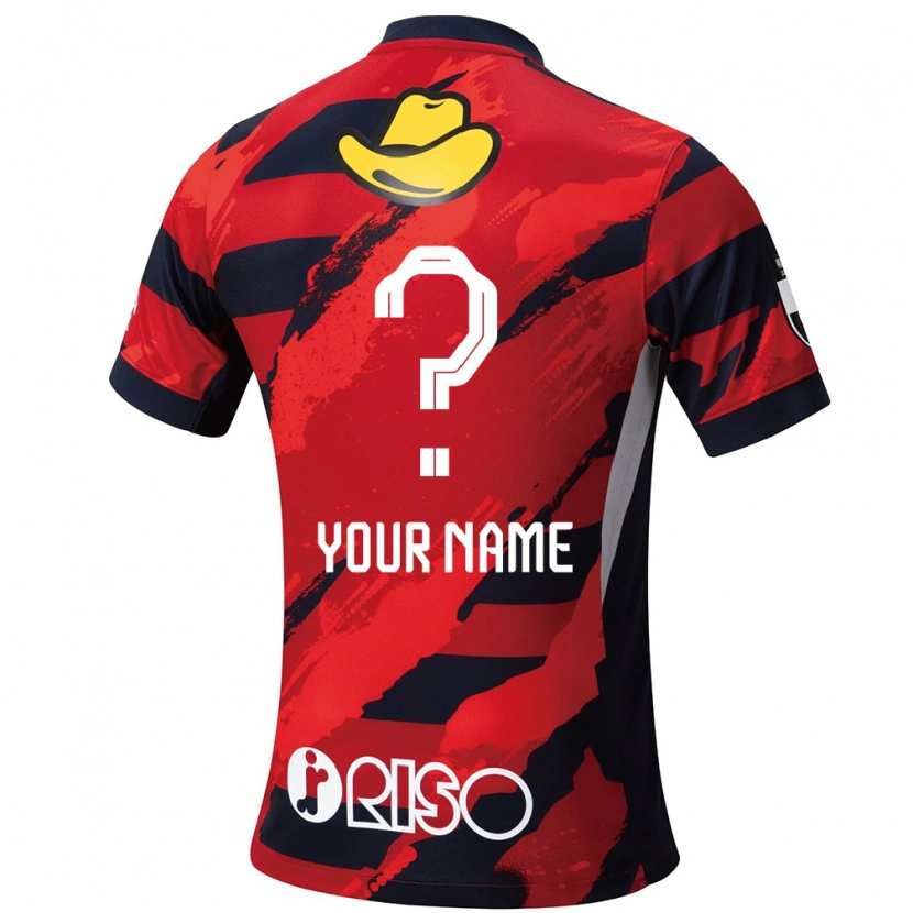 Danxen Heren Uw Naam #0 Rood Zwart Thuisshirt Thuistenue 2025/26 T-Shirt België