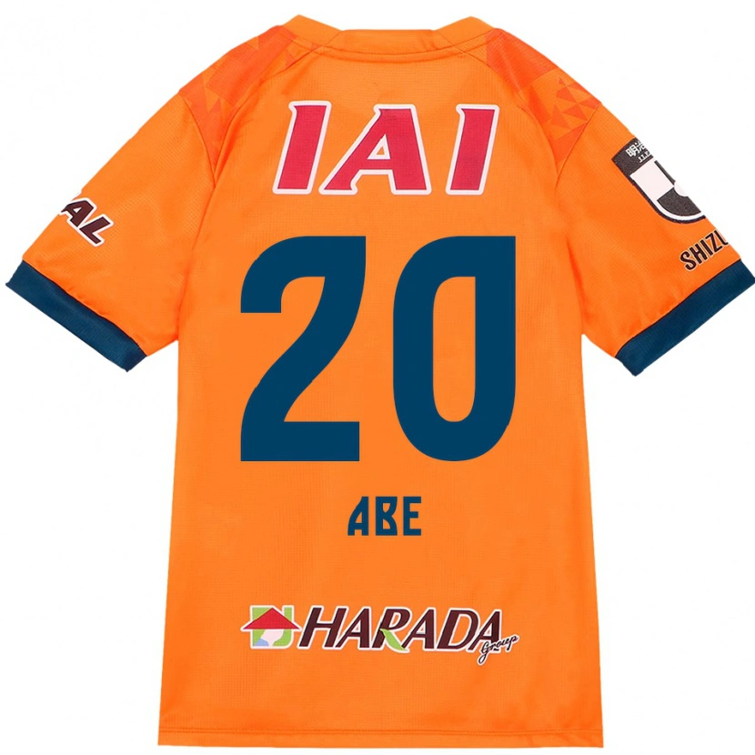 Danxen Heren Ryoya Abe #20 Oranje Rood Thuisshirt Thuistenue 2025/26 T-Shirt België