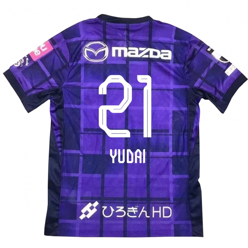 Danxen Heren Yudai Tanaka #21 Paars Oranje Thuisshirt Thuistenue 2025/26 T-Shirt België