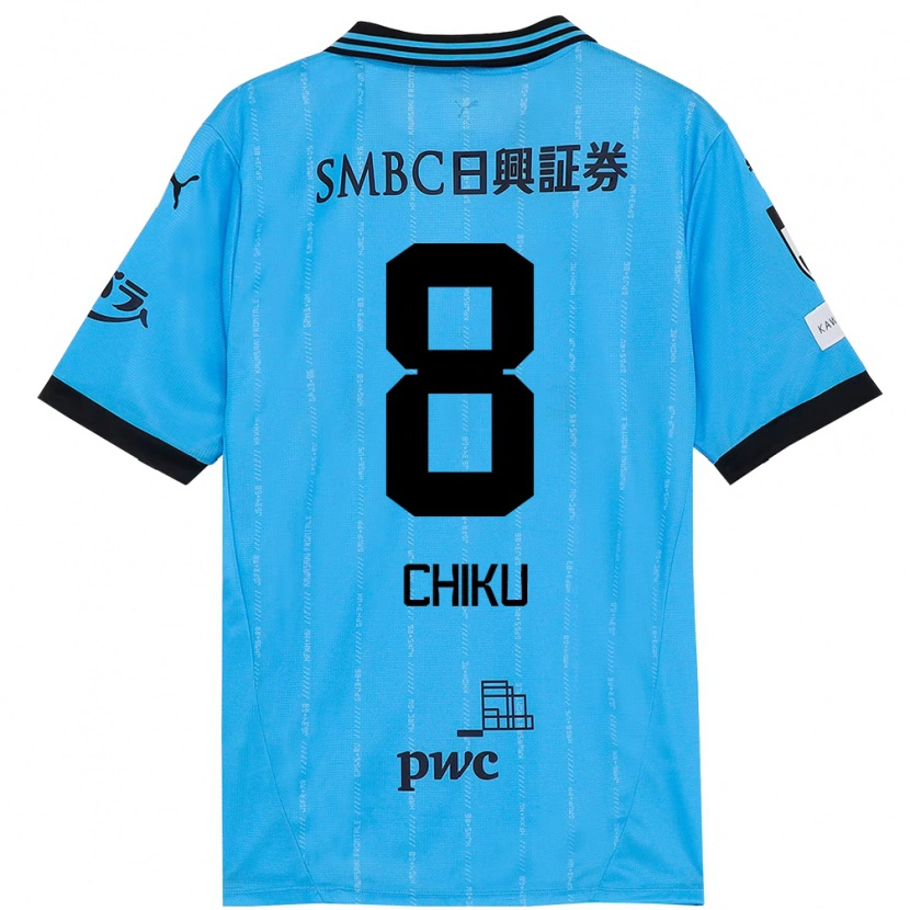 Danxen Heren Haruki Chiku #8 Hemelsblauw Zwart Thuisshirt Thuistenue 2025/26 T-Shirt België
