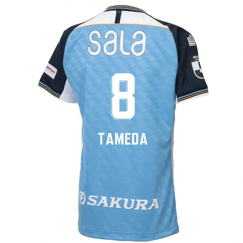 Danxen Heren Hirotaka Tameda #8 Hemelsblauw Zwart Thuisshirt Thuistenue 2025/26 T-Shirt België