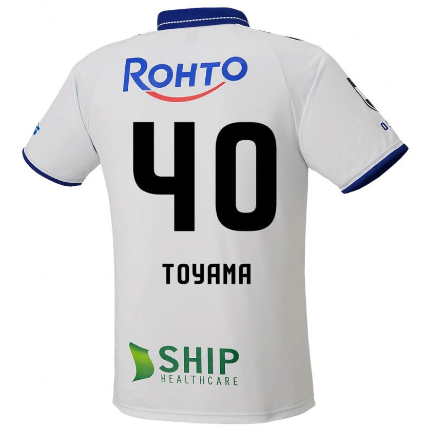 Danxen Heren Shoji Toyama #40 Wit Blauw Zwart Uitshirt Uittenue 2025/26 T-Shirt België