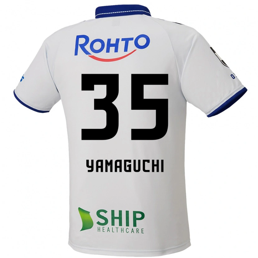 Danxen Heren Tatsuya Yamaguchi #35 Wit Blauw Zwart Uitshirt Uittenue 2025/26 T-Shirt België