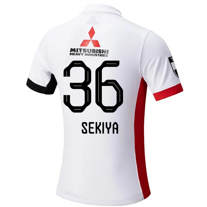 Danxen Heren Hikaru Sekiya #36 Wit Zwart Uitshirt Uittenue 2025/26 T-Shirt België