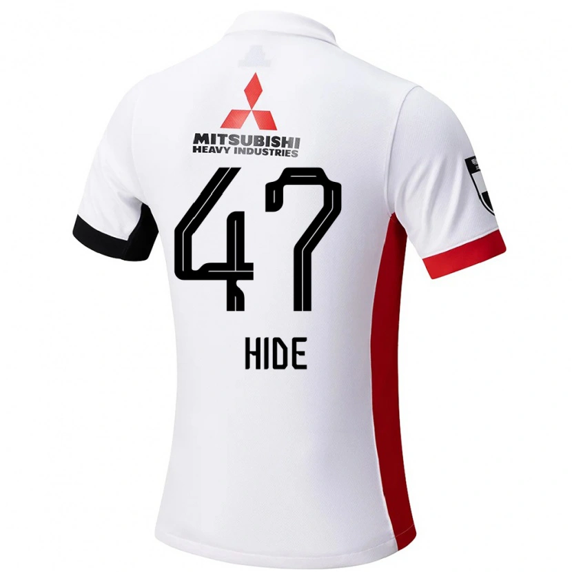 Danxen Heren Hidetoshi Takeda #47 Wit Zwart Uitshirt Uittenue 2025/26 T-Shirt België