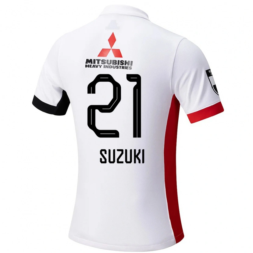 Danxen Heren Sawako Suzuki #21 Wit Zwart Uitshirt Uittenue 2025/26 T-Shirt België
