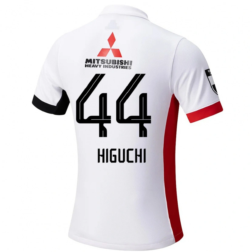 Danxen Heren Yota Higuchi #44 Wit Zwart Uitshirt Uittenue 2025/26 T-Shirt België