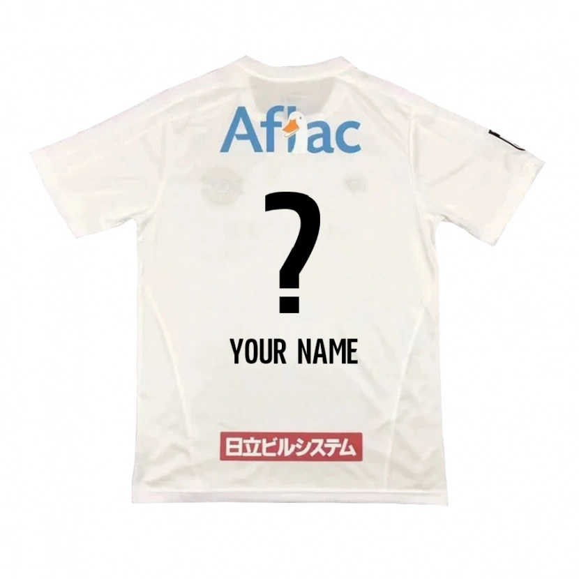 Danxen Heren Uw Naam #0 Lichtgrijs Beige Uitshirt Uittenue 2025/26 T-Shirt België