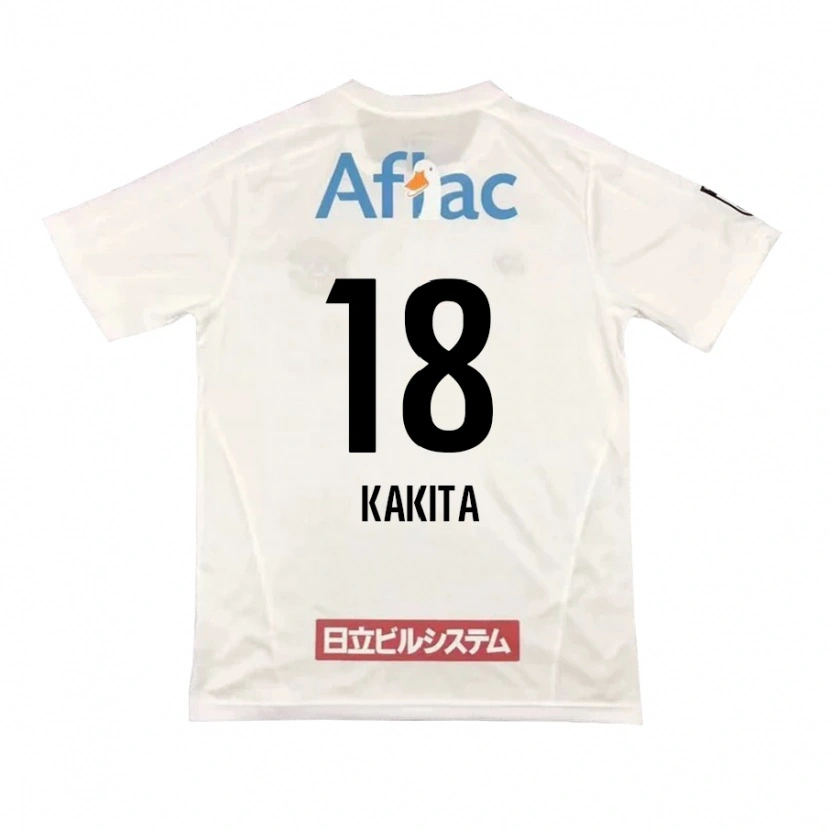 Danxen Heren Yuki Kakita #18 Lichtgrijs Beige Uitshirt Uittenue 2025/26 T-Shirt België