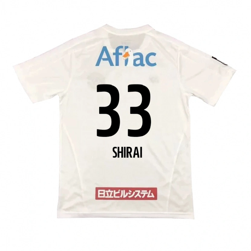 Danxen Heren Eiji Shirai #33 Lichtgrijs Beige Uitshirt Uittenue 2025/26 T-Shirt België