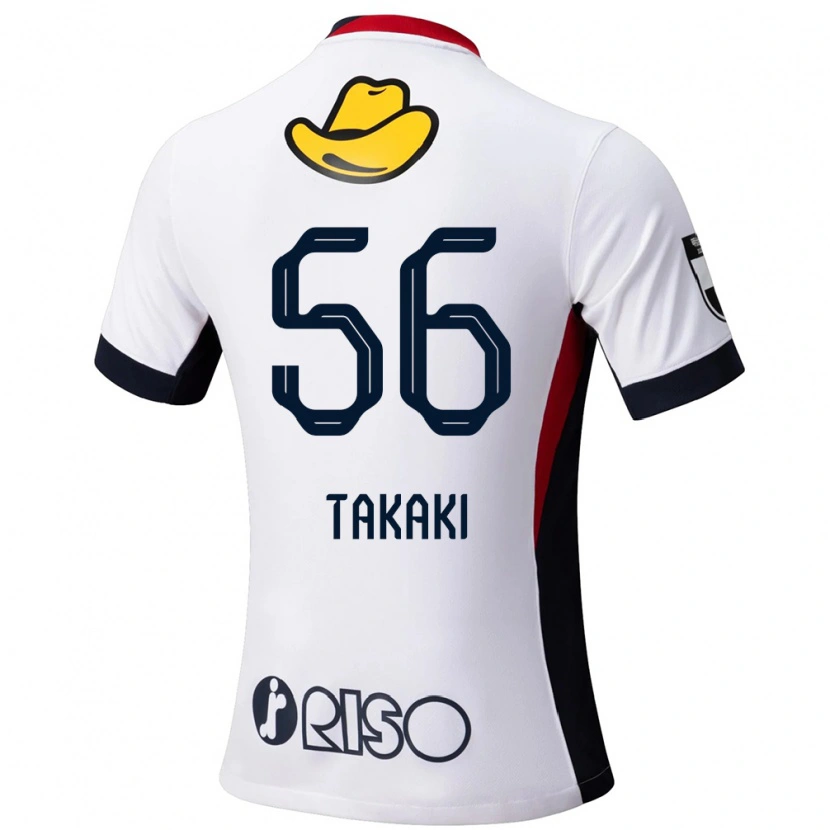 Danxen Heren Eito Takaki #56 Wit Zwart Uitshirt Uittenue 2025/26 T-Shirt België