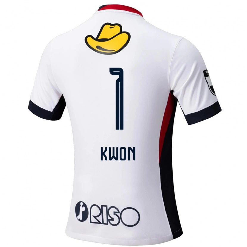 Danxen Heren Sun-Tae Kwon #1 Wit Zwart Uitshirt Uittenue 2025/26 T-Shirt België
