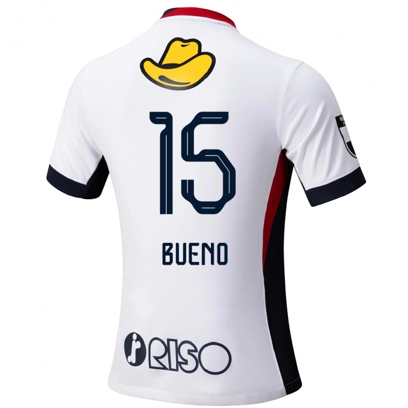 Danxen Heren Bueno #15 Wit Zwart Uitshirt Uittenue 2025/26 T-Shirt België