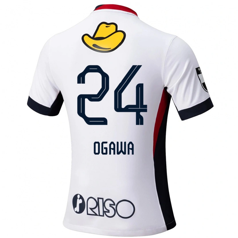 Danxen Heren Yusuke Ogawa #24 Wit Zwart Uitshirt Uittenue 2025/26 T-Shirt België