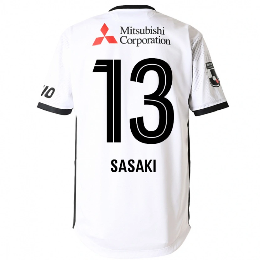 Danxen Heren Shoei Sasaki #13 Wit Zwart Uitshirt Uittenue 2025/26 T-Shirt België