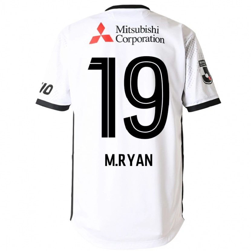 Danxen Heren Marcelo Ryan #19 Wit Zwart Uitshirt Uittenue 2025/26 T-Shirt België