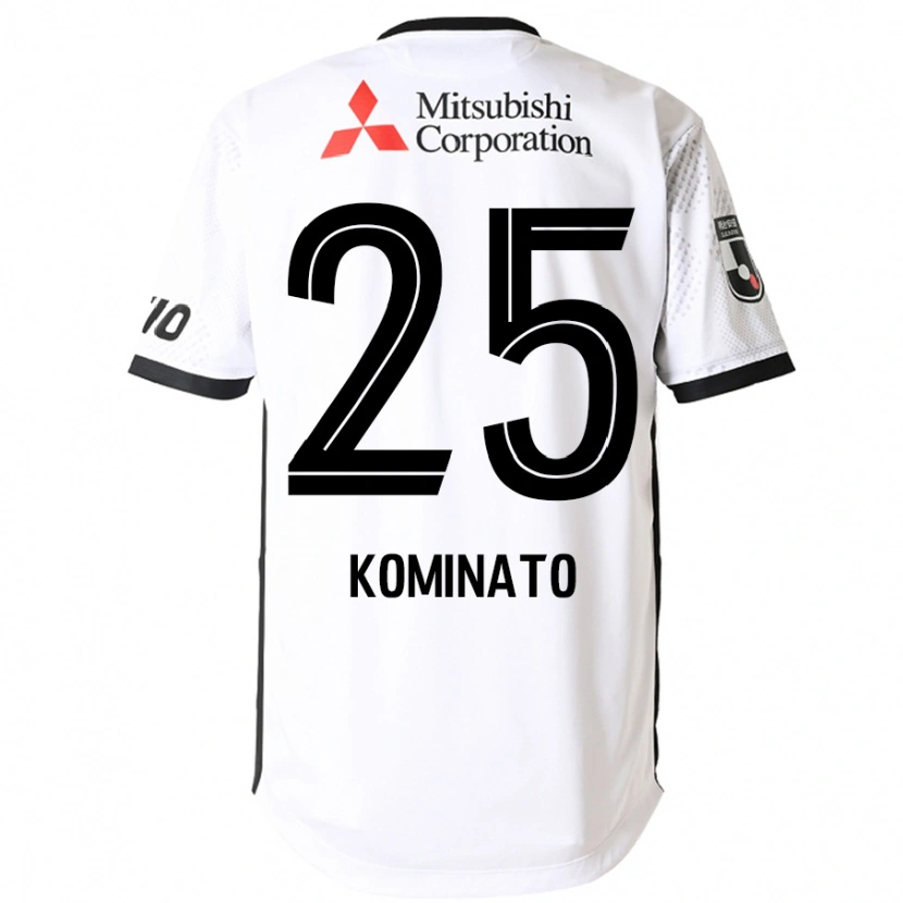 Danxen Heren Tsuna Kominato #25 Wit Zwart Uitshirt Uittenue 2025/26 T-Shirt België