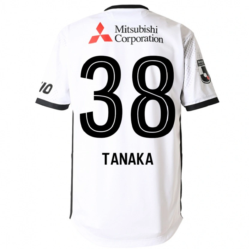 Danxen Heren Kio Tanaka #38 Wit Zwart Uitshirt Uittenue 2025/26 T-Shirt België