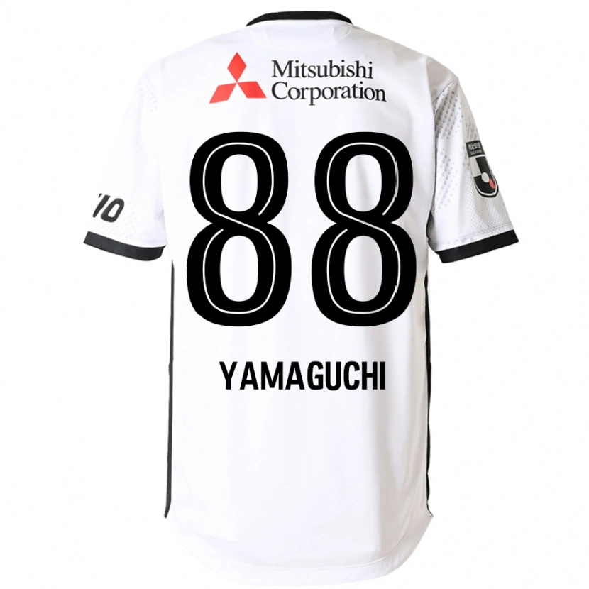 Danxen Heren Taiyo Yamaguchi #88 Wit Zwart Uitshirt Uittenue 2025/26 T-Shirt België
