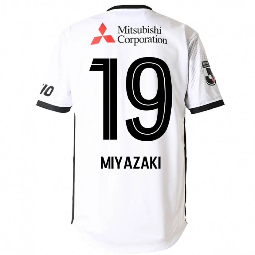 Danxen Heren Kiwara Miyazaki #19 Wit Zwart Uitshirt Uittenue 2025/26 T-Shirt België