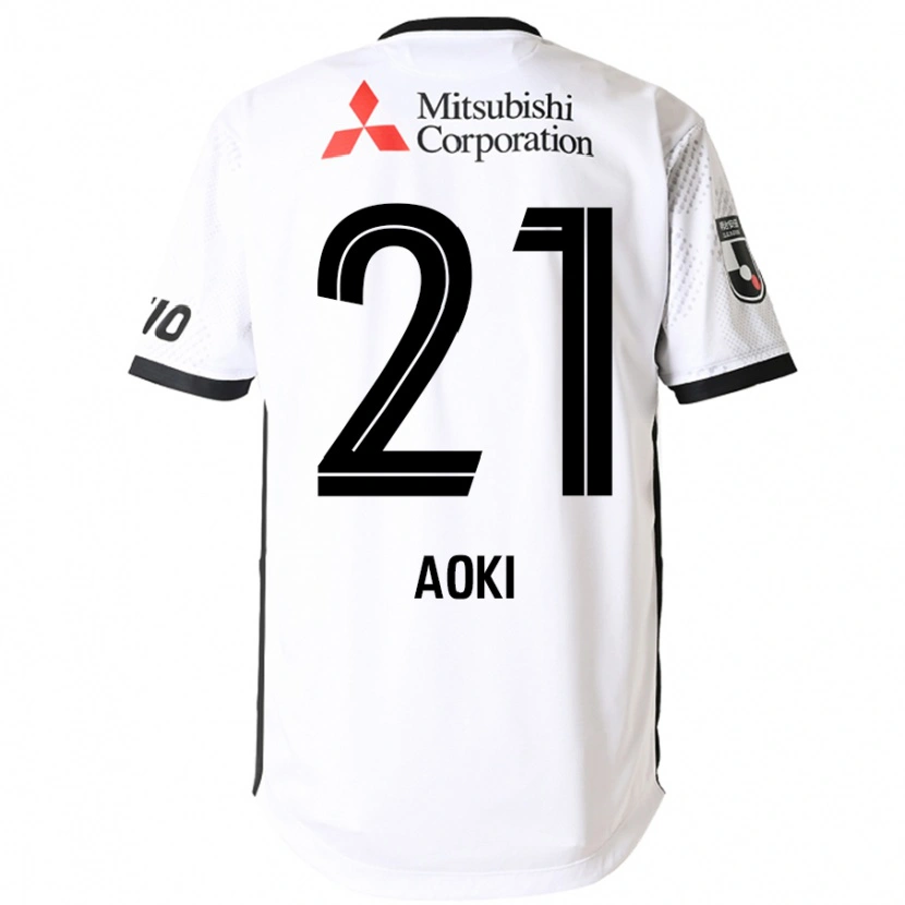 Danxen Heren Takuya Aoki #21 Wit Zwart Uitshirt Uittenue 2025/26 T-Shirt België