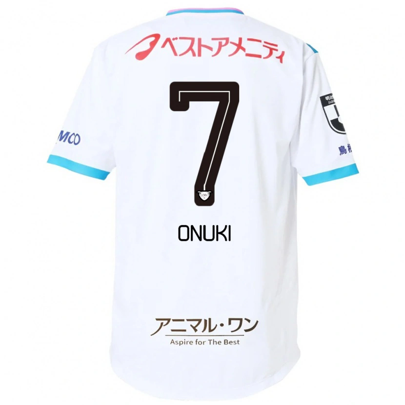 Danxen Heren Tentaro Onuki #7 Wit Roze Uitshirt Uittenue 2025/26 T-Shirt België