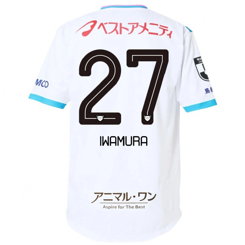 Danxen Heren Junnosuke Iwamura #27 Wit Roze Uitshirt Uittenue 2025/26 T-Shirt België