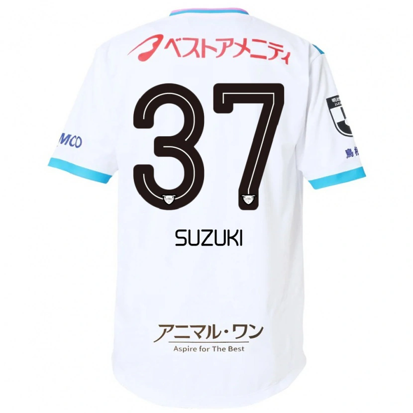 Danxen Heren Soma Suzuki #37 Wit Roze Uitshirt Uittenue 2025/26 T-Shirt België