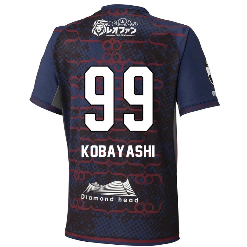 Danxen Heren Yuki Kobayashi #99 Blauw Rood Uitshirt Uittenue 2025/26 T-Shirt België