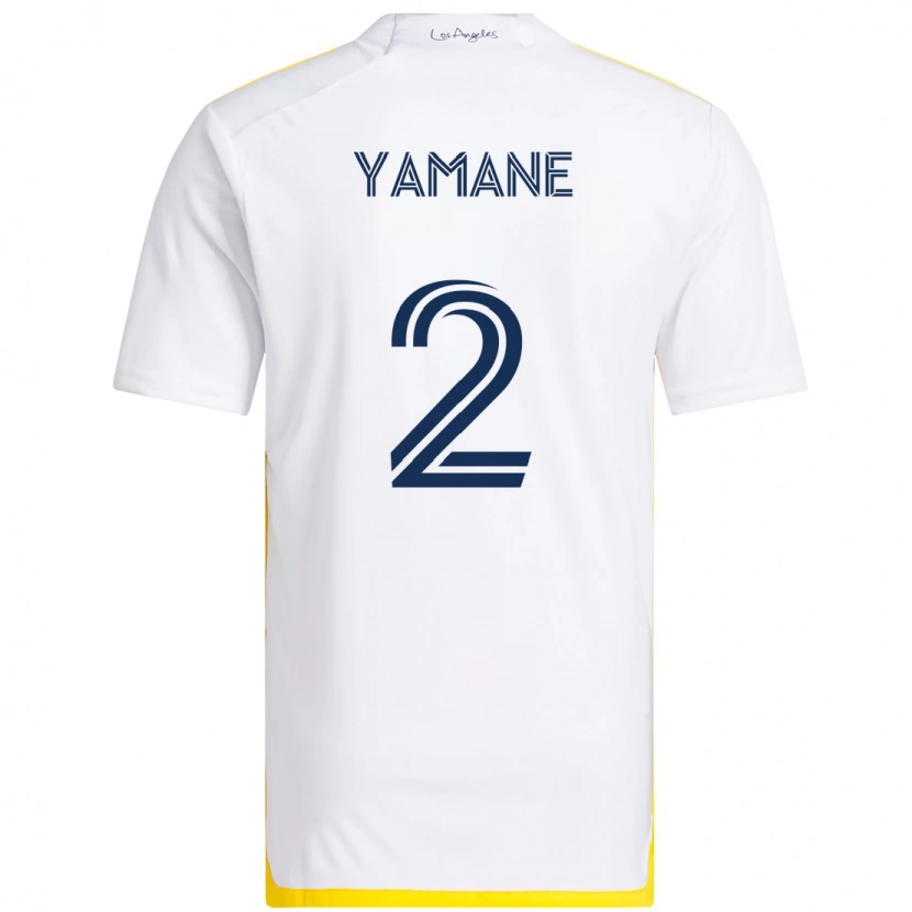 Danxen Dames Miki Yamane #2 Wit Geel Thuisshirt Thuistenue 2025/26 T-Shirt België