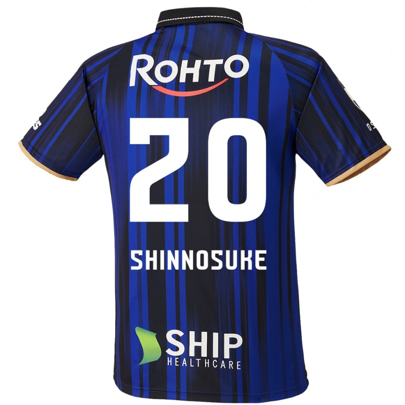 Danxen Dames Shinnosuke Nakatani #20 Blauw Wit Zwart Thuisshirt Thuistenue 2025/26 T-Shirt België