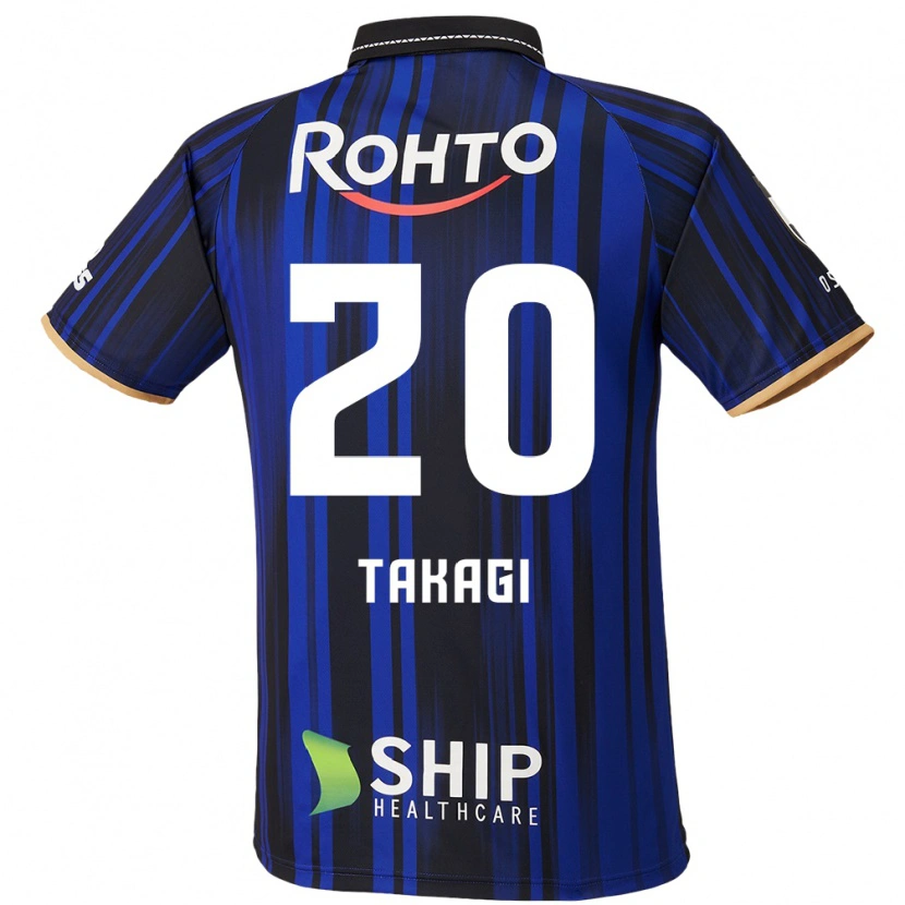 Danxen Dames Daisuke Takagi #20 Blauw Wit Zwart Thuisshirt Thuistenue 2025/26 T-Shirt België