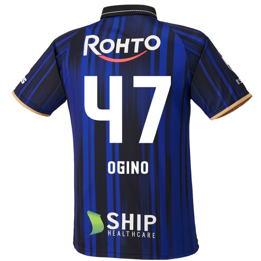 Danxen Dames Motonobu Ogino #47 Blauw Wit Zwart Thuisshirt Thuistenue 2025/26 T-Shirt België