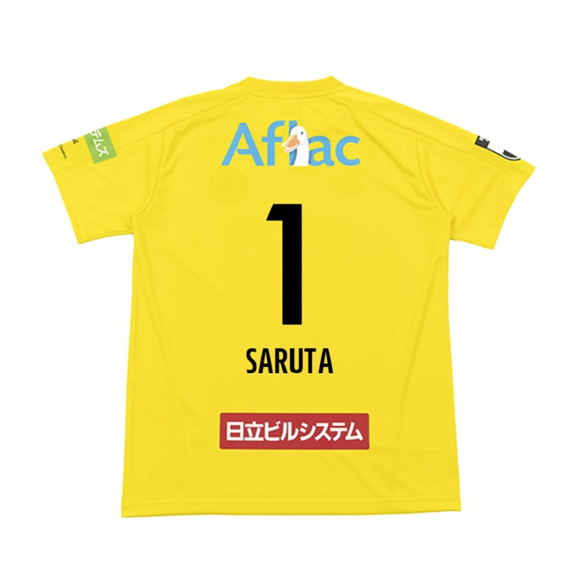 Danxen Dames Haruki Saruta #1 Zwart Geel Thuisshirt Thuistenue 2025/26 T-Shirt België