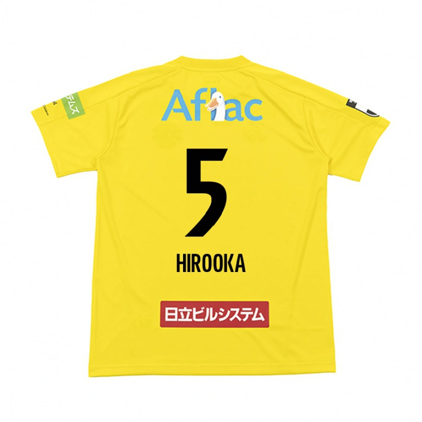 Danxen Dames Eita Hirooka #5 Zwart Geel Thuisshirt Thuistenue 2025/26 T-Shirt België