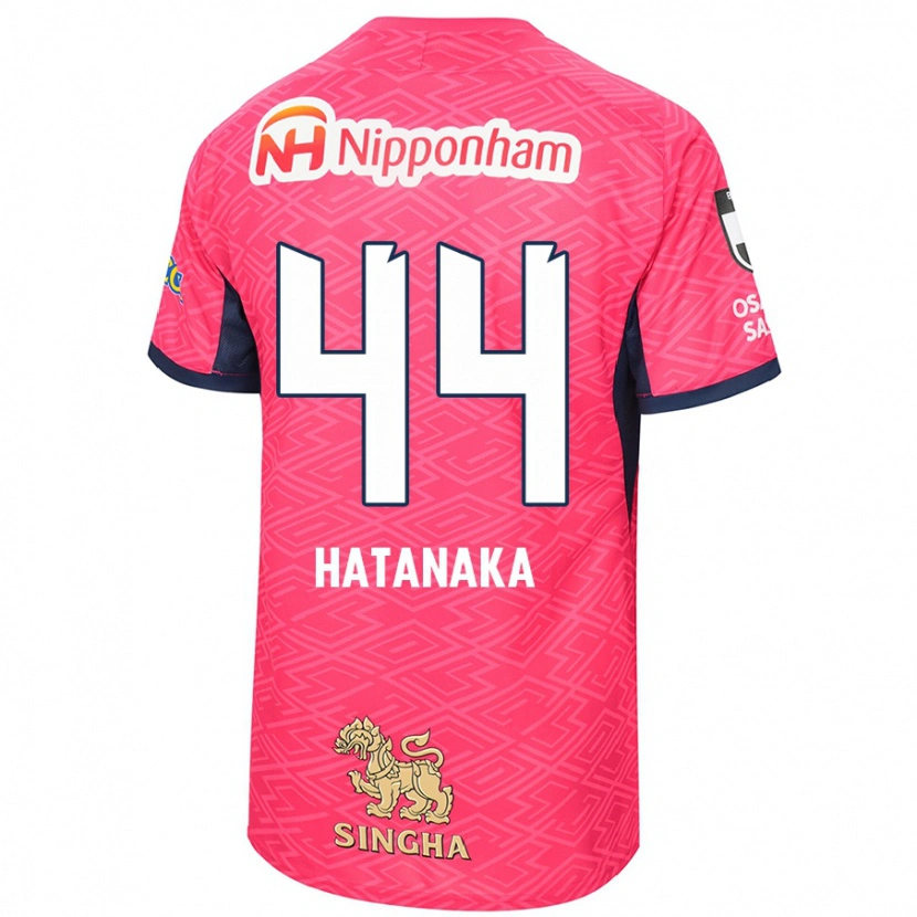 Danxen Dames Shinnosuke Hatanaka #44 Sakura Roze Wit Thuisshirt Thuistenue 2025/26 T-Shirt België