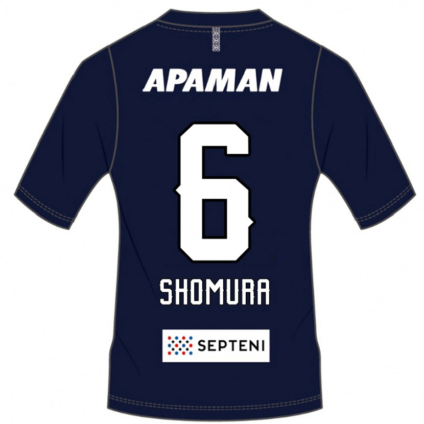 Danxen Dames Tomoki Shomura #6 Koningsblauw Wit Thuisshirt Thuistenue 2025/26 T-Shirt België