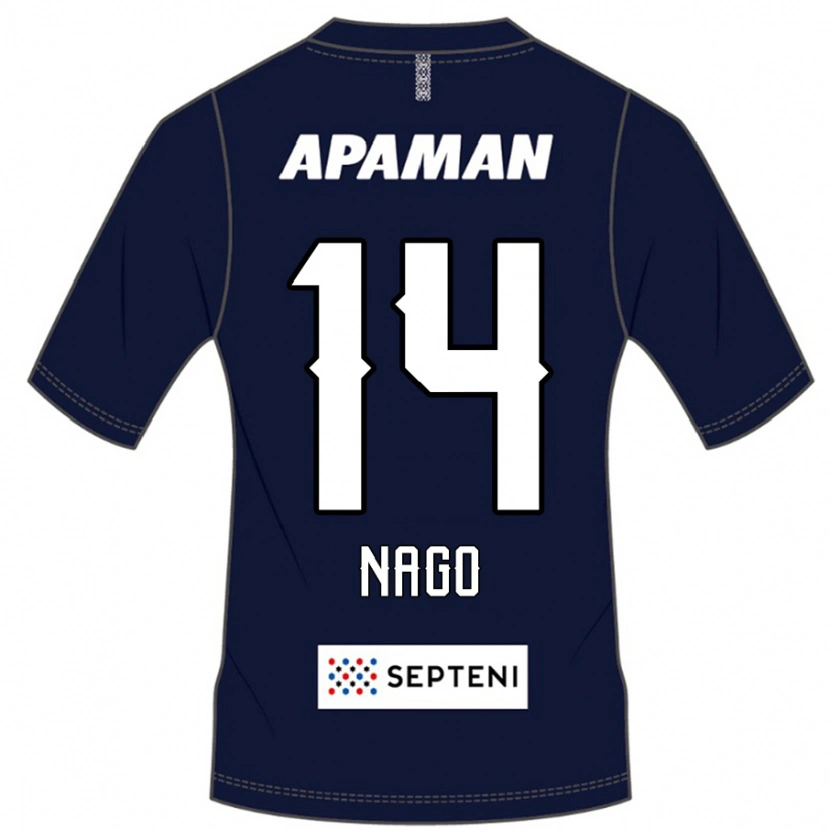 Danxen Dames Shintaro Nago #14 Koningsblauw Wit Thuisshirt Thuistenue 2025/26 T-Shirt België