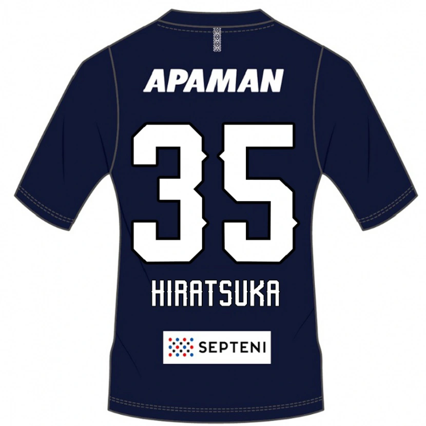 Danxen Dames Yuto Hiratsuka #35 Koningsblauw Wit Thuisshirt Thuistenue 2025/26 T-Shirt België